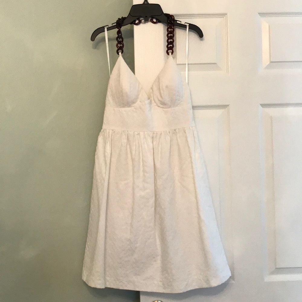 White cocktail dress